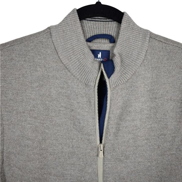 Johnnie-O Garrison Fine Merino Wool Full Zip Vest w/ Pockets Men's size medium - Picture 3 of 12